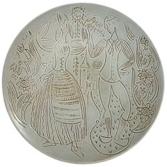 Ceramic Wall Plate, Design Carl-Harry Stålhane for Rörstrand