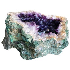 Large Brazilian Amethyst Geode with Lights Inside