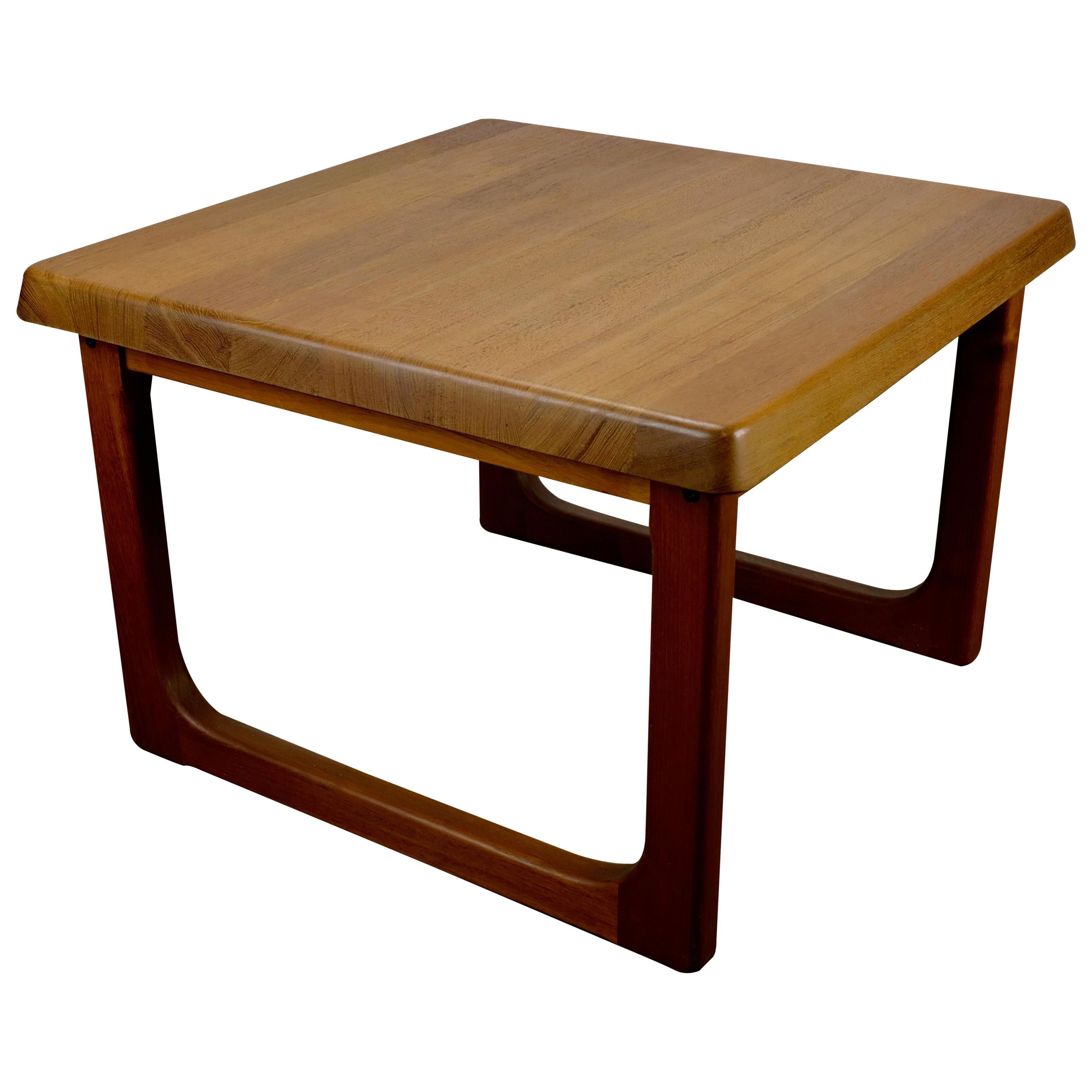 Niels Bach Solid Teak Coffee Table For Sale