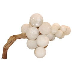 Retro Large Cluster of Marble Grapes, Italy, 1960s