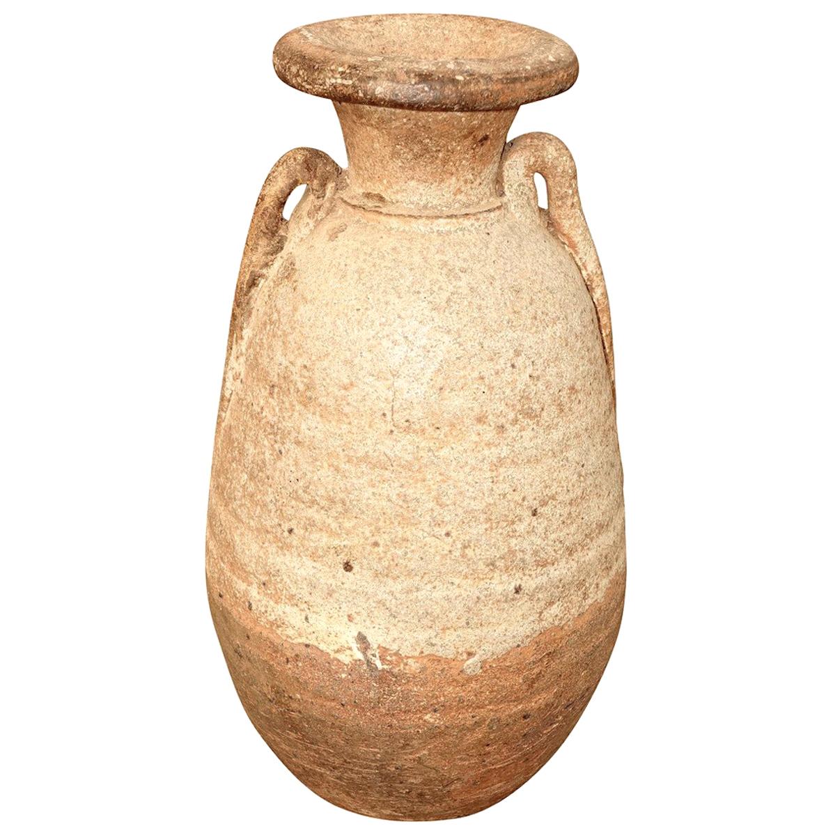 16th Century Cambodian Cream Vase