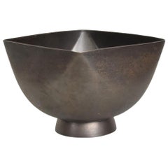 Mid-Century Modern Ward Bennett Patinated Bowl, Brutalist Era