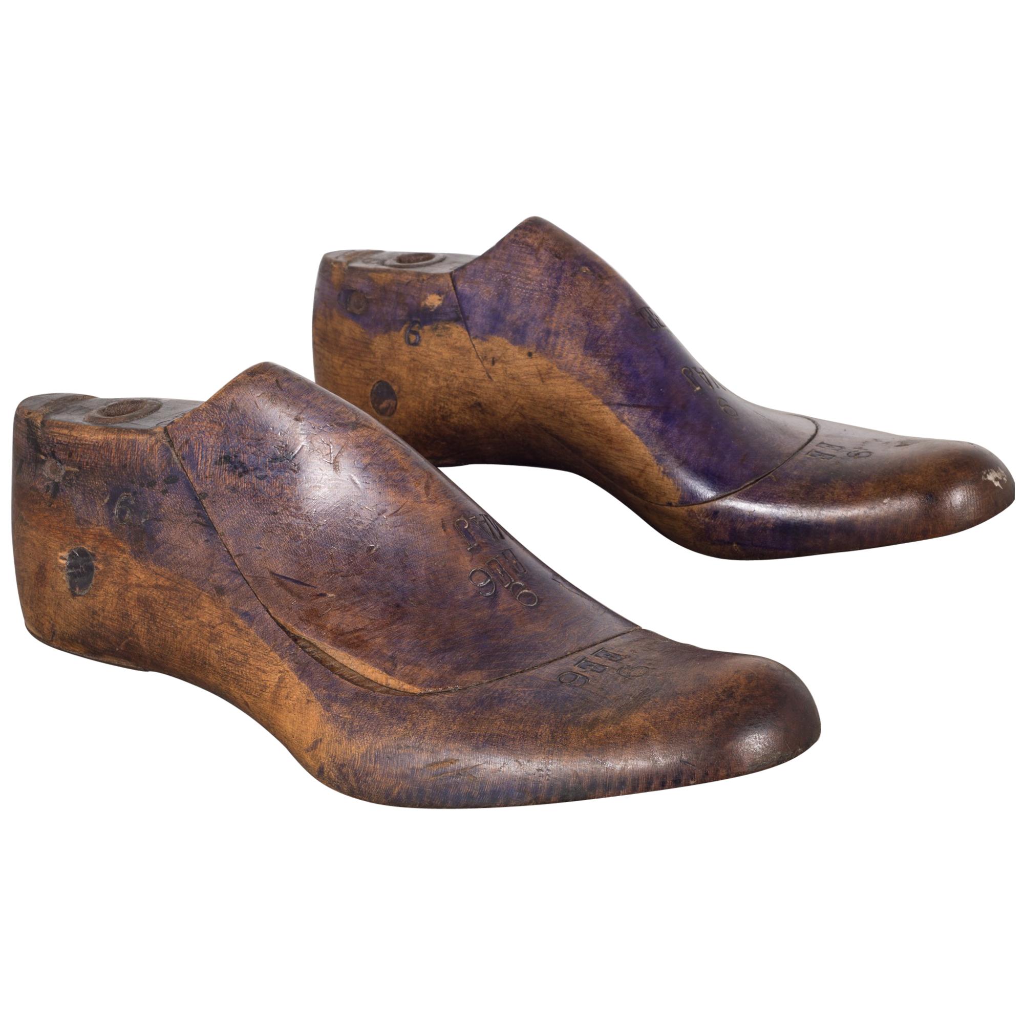 Early 20th Century Antique Wooden Shoe Last, circa 1920