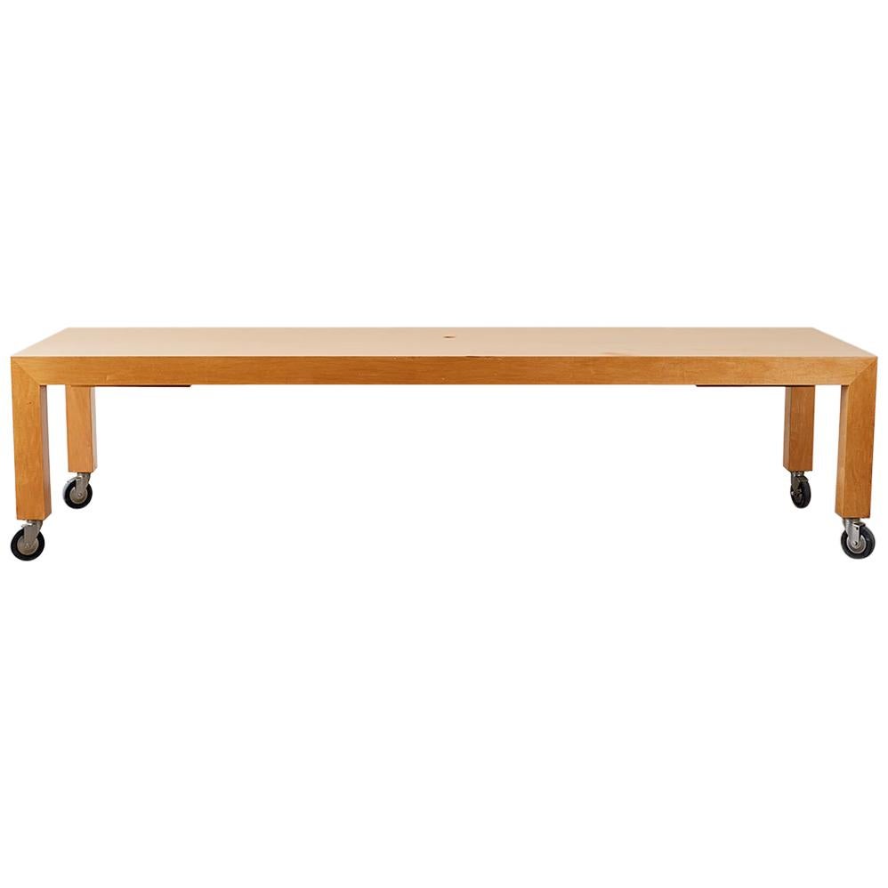 Industrial Style Rolling Conference Table or Retail Display