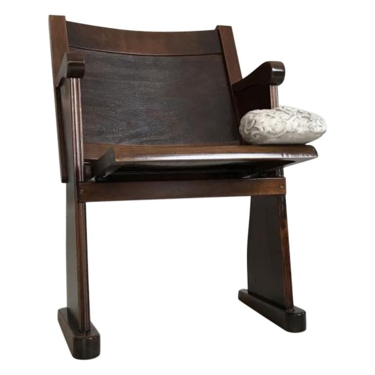 Vintage Cinema Chair Folding Chair from the 1950s For Sale at 1stDibs