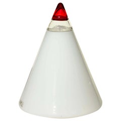 "Rio" de Toso pour Leucos Lampe de table en verre de Murano de conception italienne:: grande taille