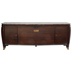 Antique Art Deco Sideboard by Jules Leleu, circa 1925