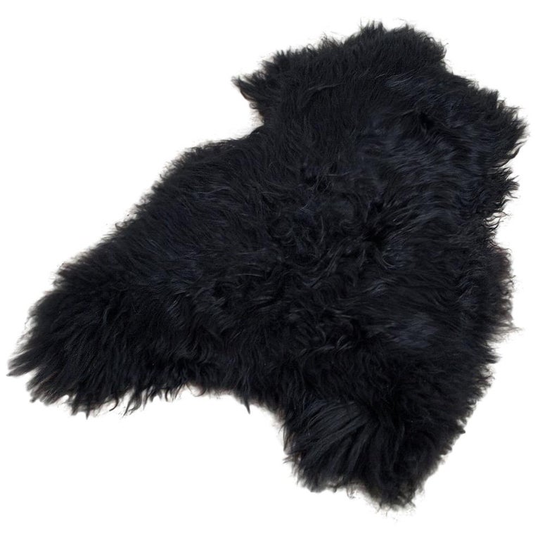 Organic Large Natural Dark Sheepskin Rug Or Hide Iceland Cattle 2018