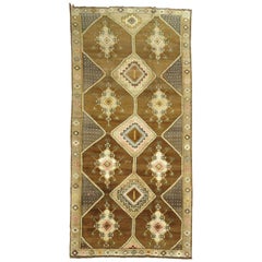 Zabihi Collection Traves de Mesa Turco Vintage Marrón