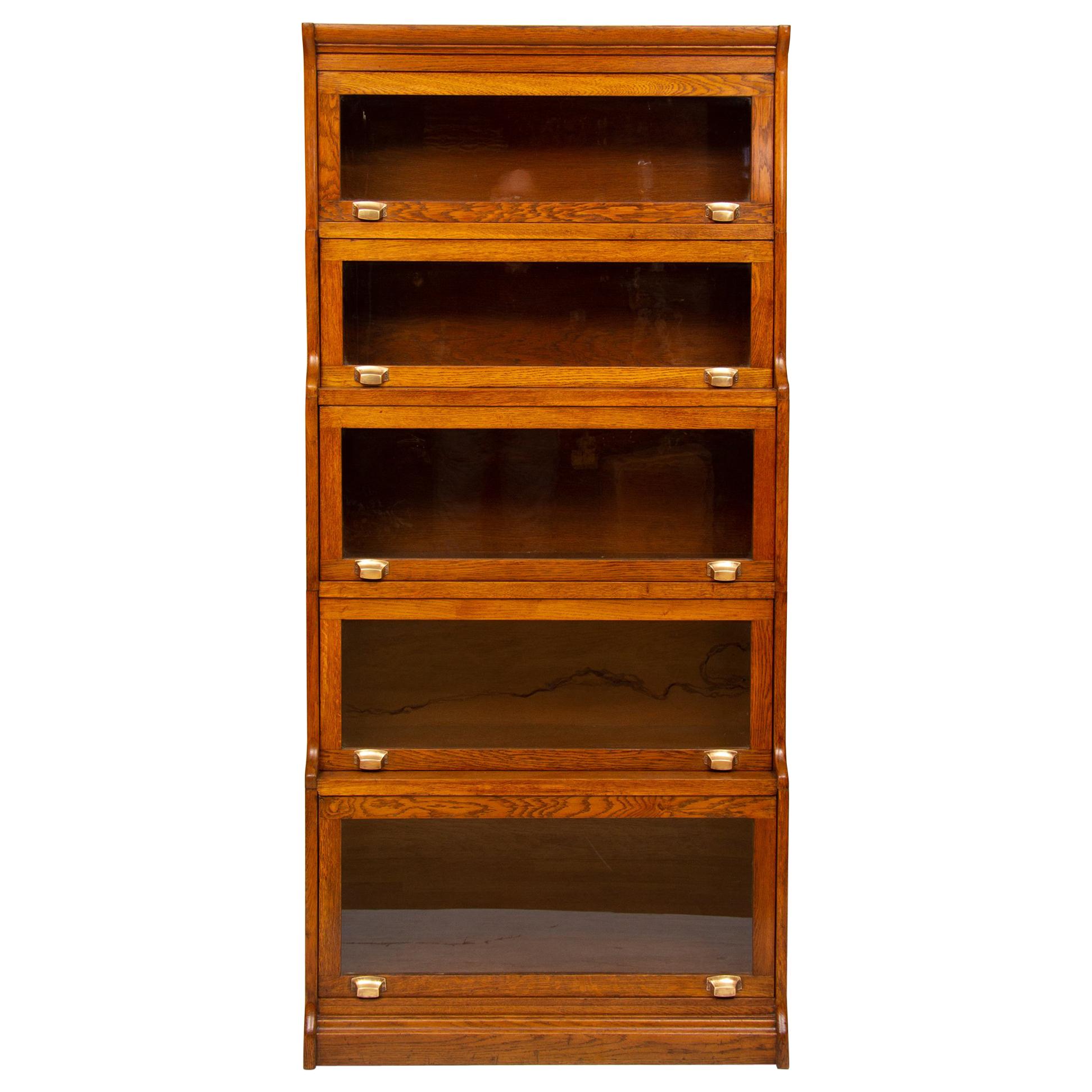 Oak Stacking Barristers Bookcase