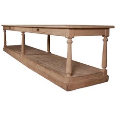 Monumental French Drapers Table