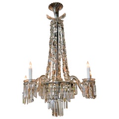 Antique 19th Century English Waterford Style Chandelier