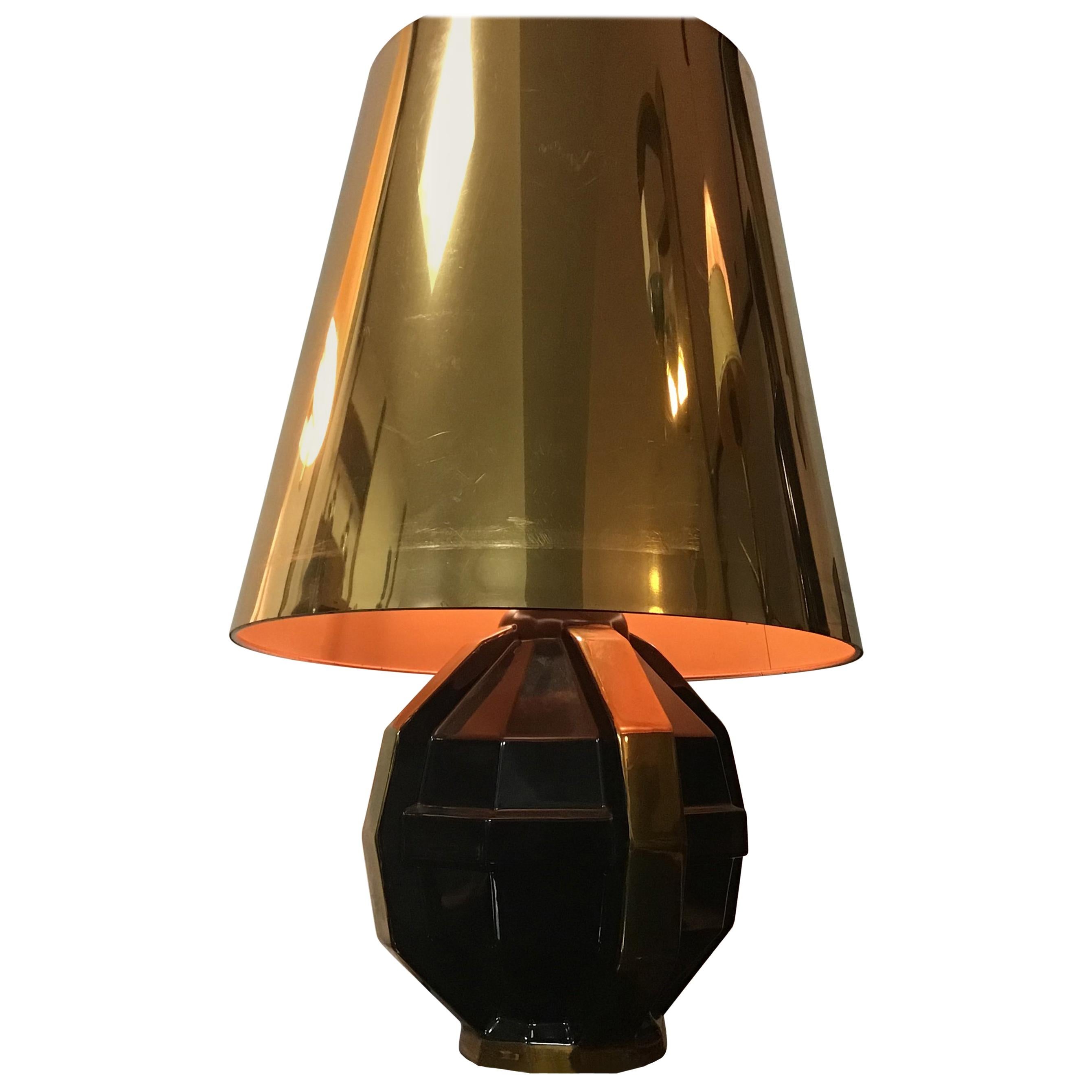 Lampe de table française Saint-Clément des années 1930