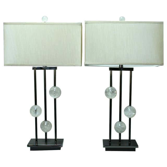 Drexel Crystal Cube Lamp at 1stDibs | drexel heritage crystal lamps ...