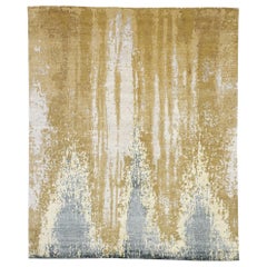 New Contemporary Area Rug with New Nordic and Beach Hygge Style