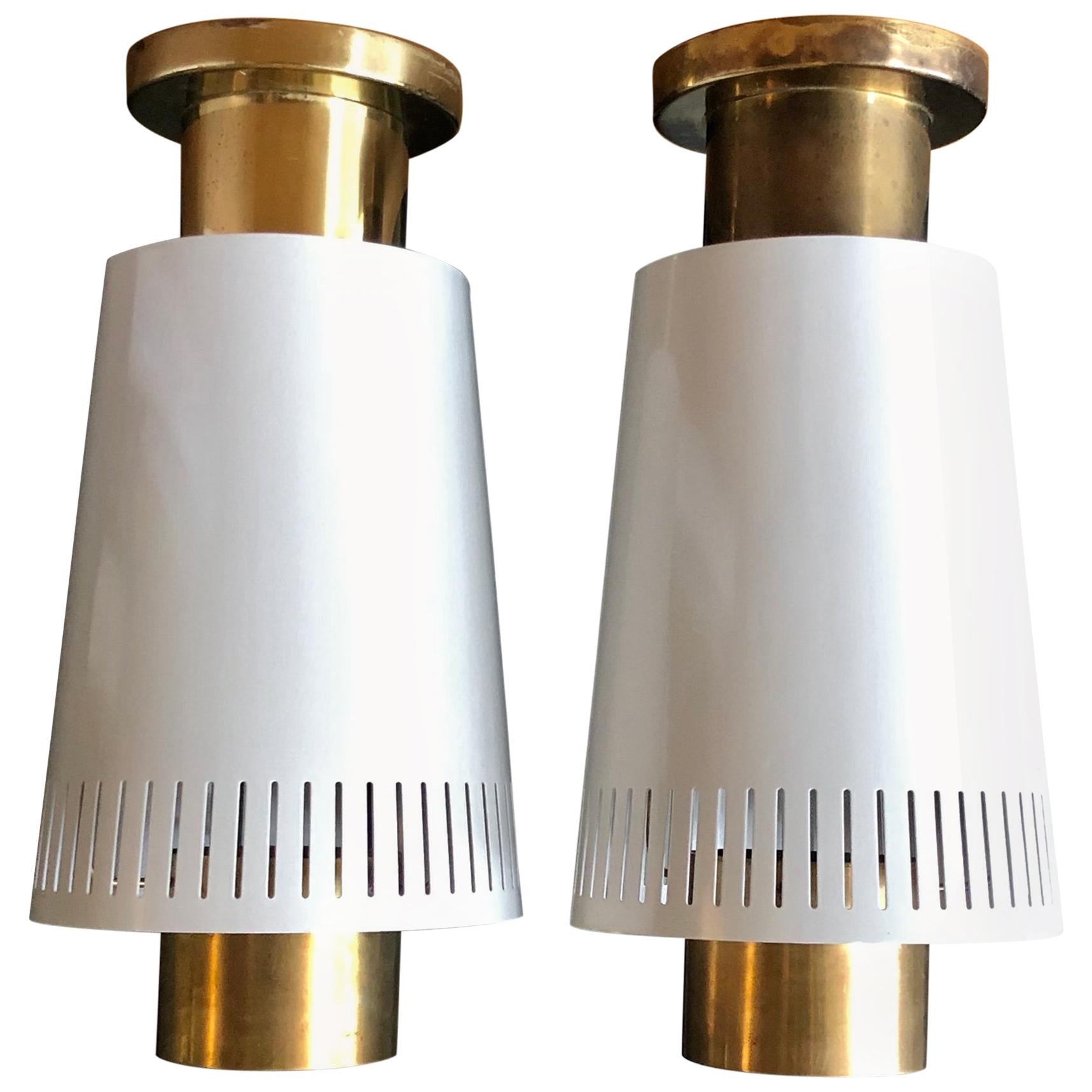 Pair of Ceiling Lights by Paavo Tynell