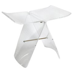 Lucite Butterfly Stool after the Original Bentwood Stool by Sori Yanagi