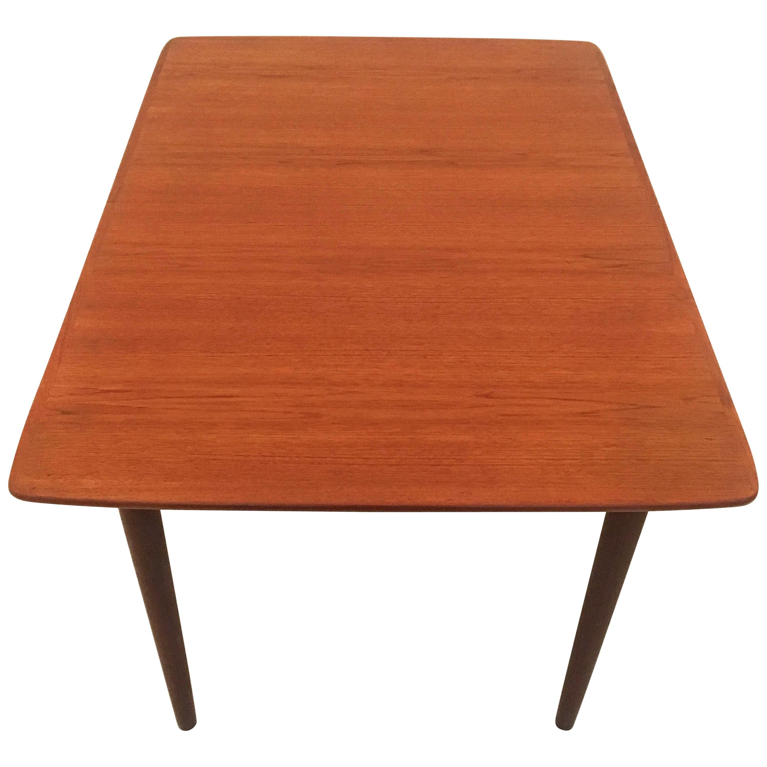 Alf Aarseth Extendable Teak Dining Table by Gustav Bahus, Norway, 1960