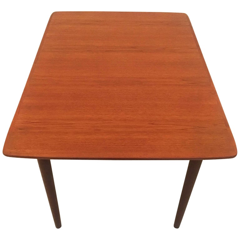 Alf Ath Extendable Teak Dining Table By Gustav Bahus Norway 1960