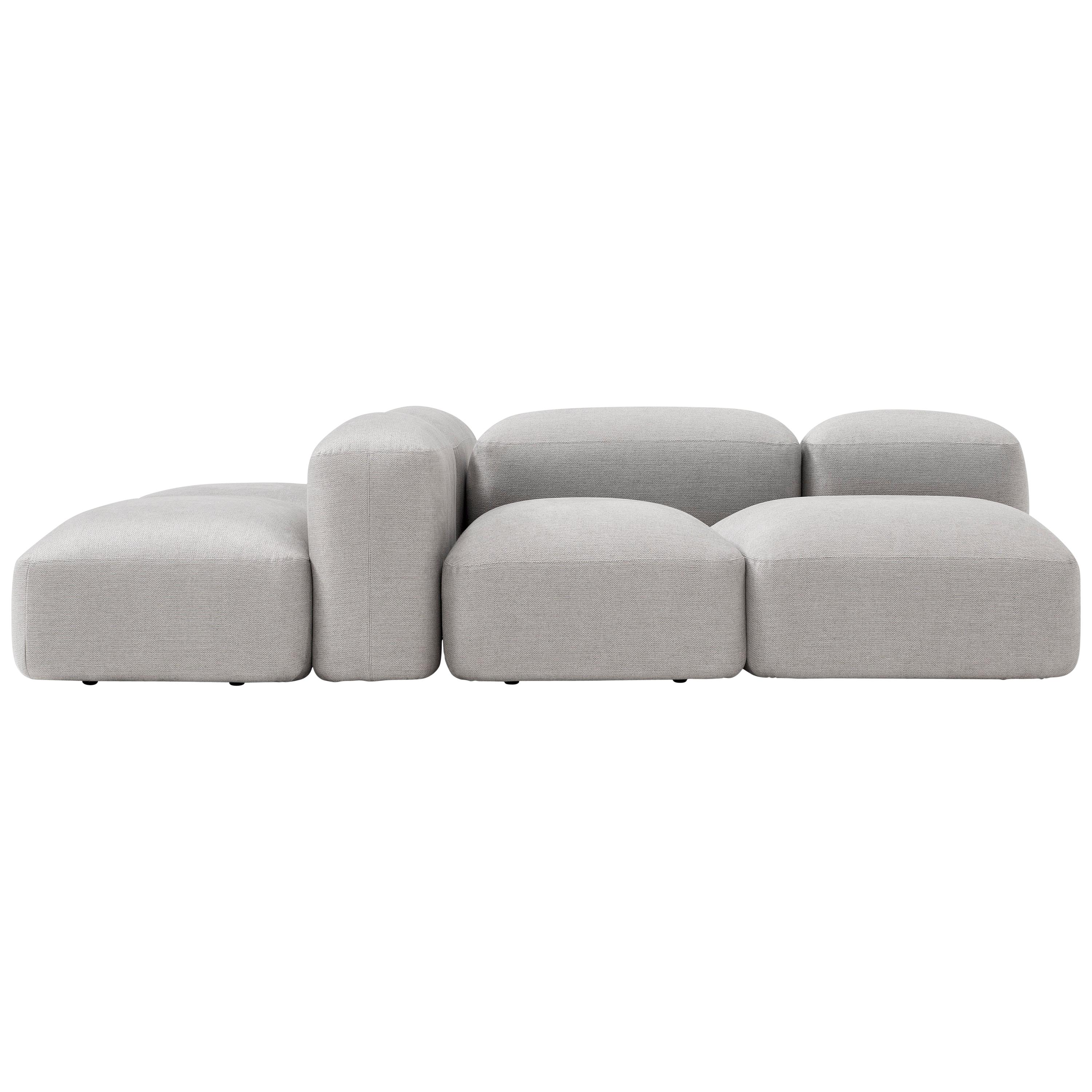 Amura 'Lapis' Sofa in Light Grey by Emanuel Gargano & Anton Cristell For Sale