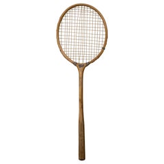 Vintage Badmintonschläger aus Holz von "Club"