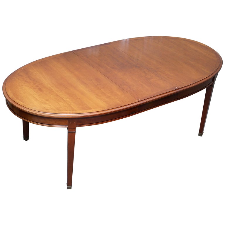 Grange Made In France Cherry Wood, Round Table That Seats 8 10