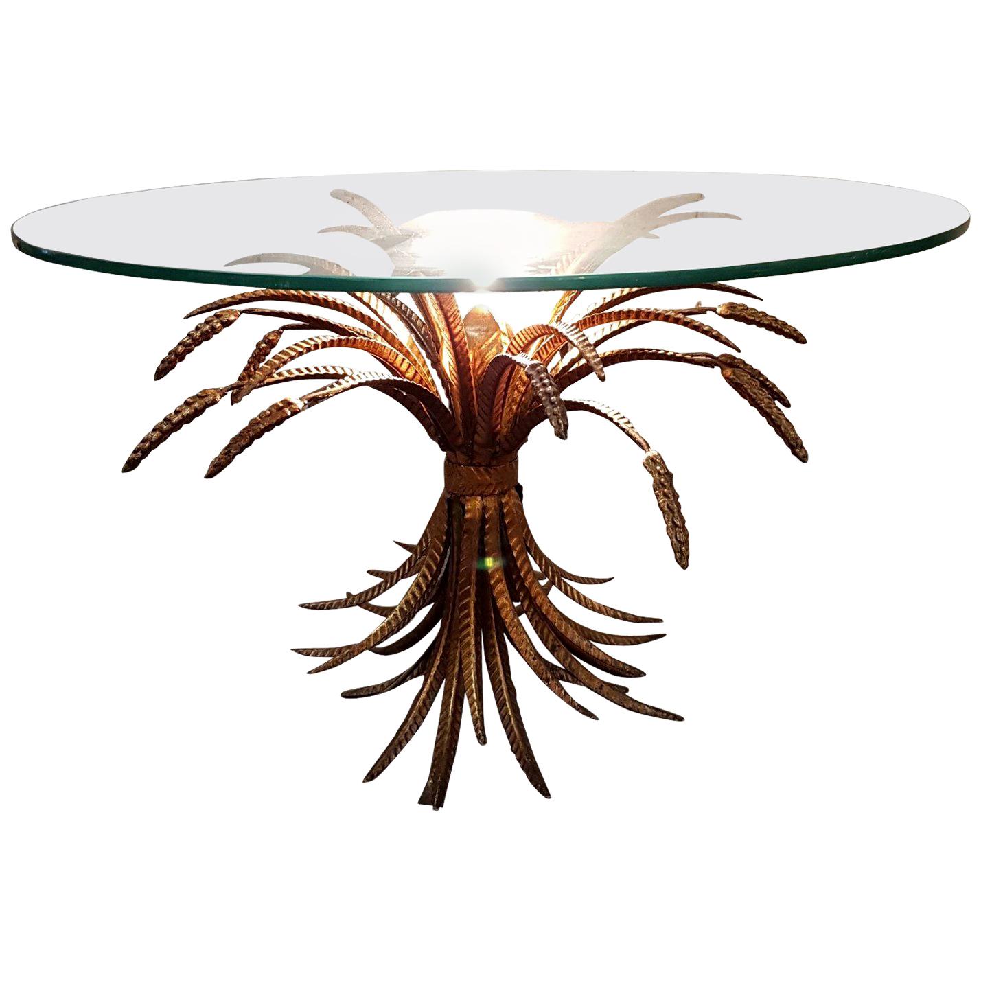 Sheaf of Wheat Table with Centre Light, Italian, 1950s