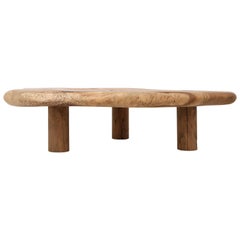 Natural Coordinates low table in Acacia wood - Unique piece
