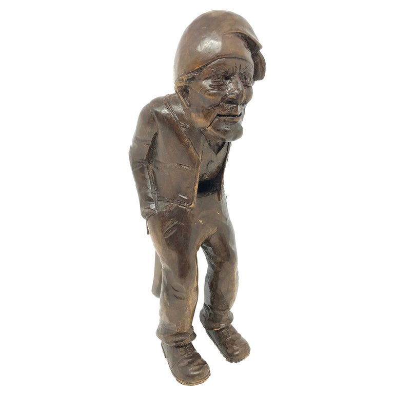Wood Black Forest Brienz Carved Figural Nutcracker German Antique, 1900s 1