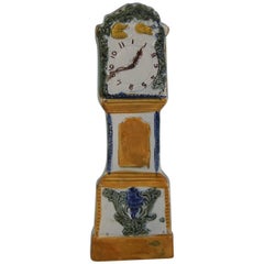 Staffordshire Prattware Long Case Clock Model