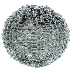 Echinus in Grey, a unique grey Glass centrepiece by Katherine Huskie