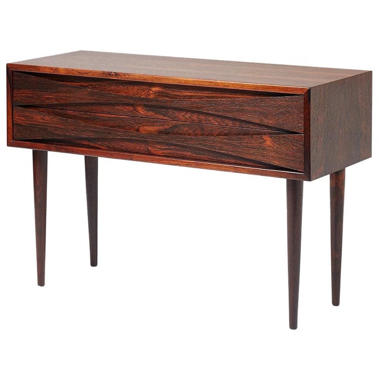 Niels Clausen Rosewood Bedside Cabinet, circa 1960 For Sale