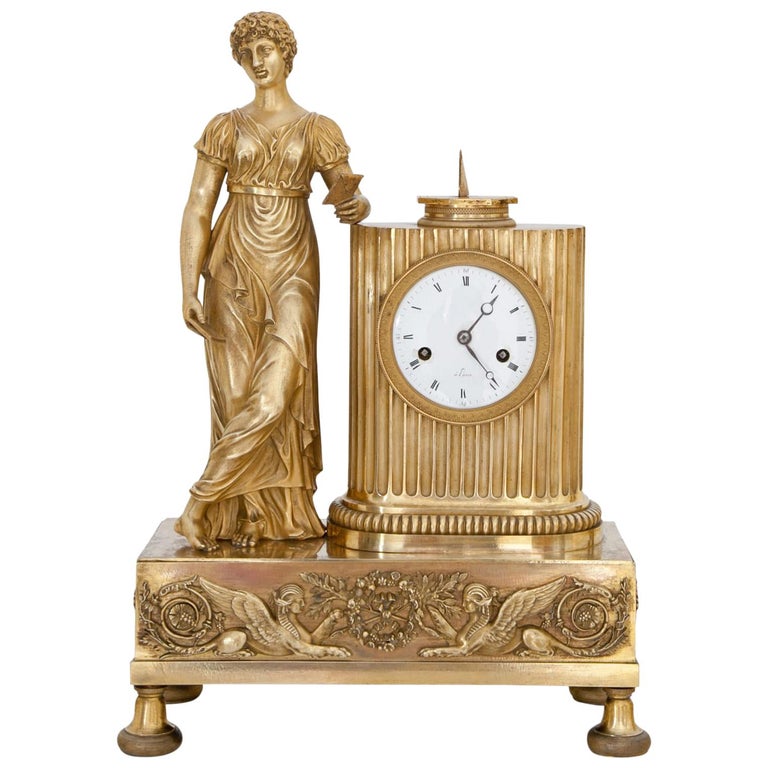 Empire Mantel Clock, France, circa 1810 1