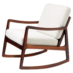 Ole Wanscher FD-120 Rosewood Rocking Chair, circa 1960