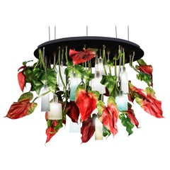 Flower Power Anthurium Chandelier, Italy