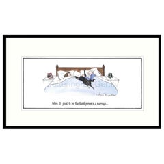 Third Person in a Marriage Humorous Dog Print