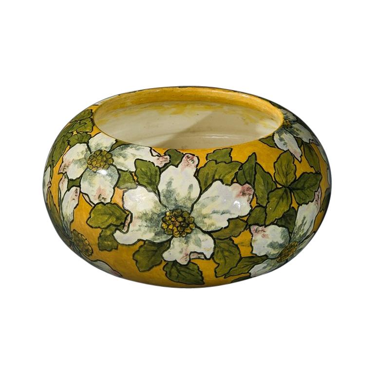 Bowl with Dogwood Blossoms For Sale
