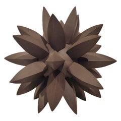 "Black Star" a Contemporary Ceramic Sculpture by American Artist Titia Estes