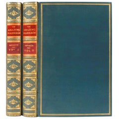 The Amazing Marriage, First Edition Bound in Blue Calf, 1895