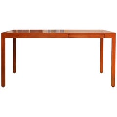 Superb Design Mahogany Table with Drawer by Stan Lind for Geiger