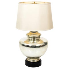 Urn Form Mercury Glass Lamp, circa 1960s