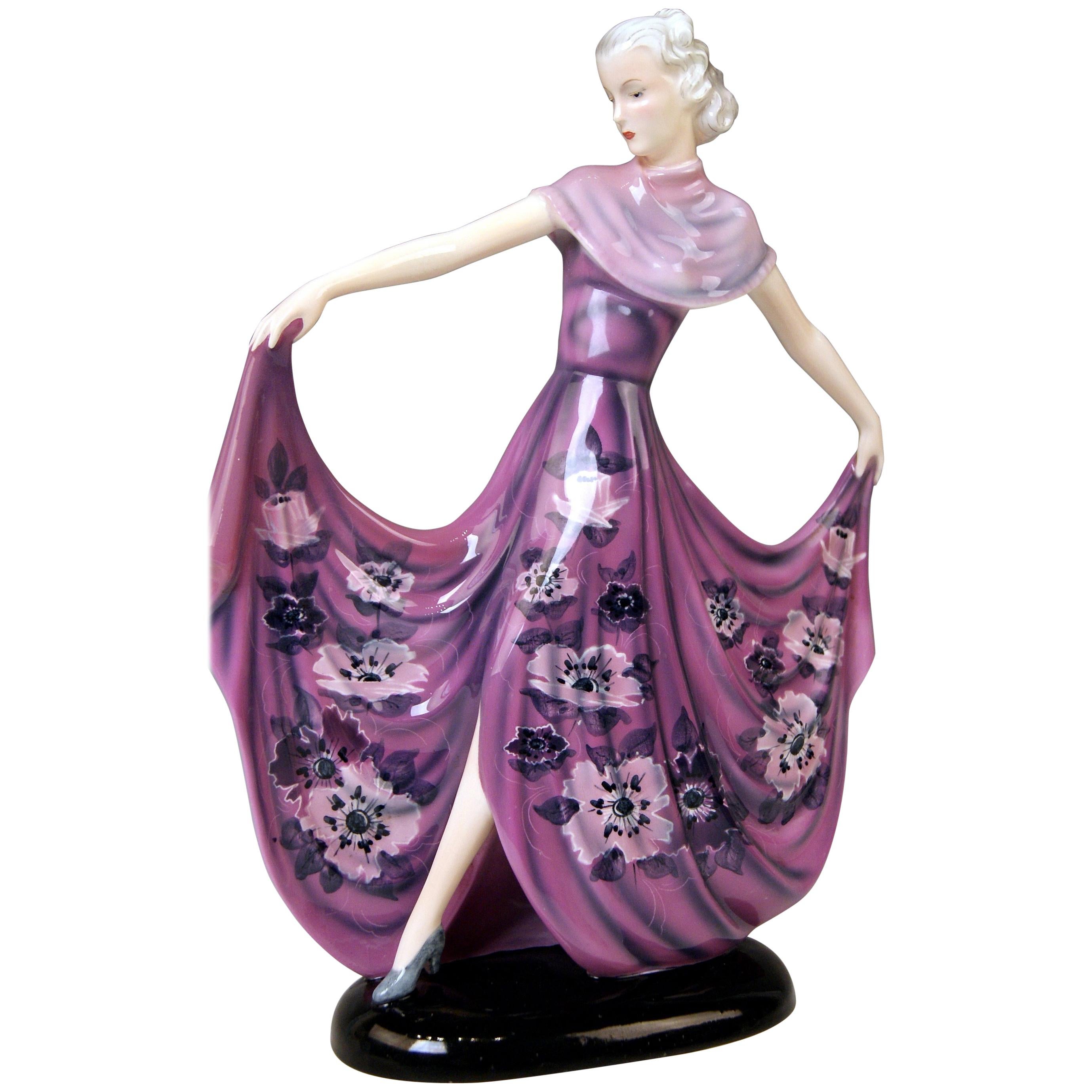 Goldscheider Vienna Dakon Lady Dancer Susette Lilian Harvey Model 8083 Made 1938