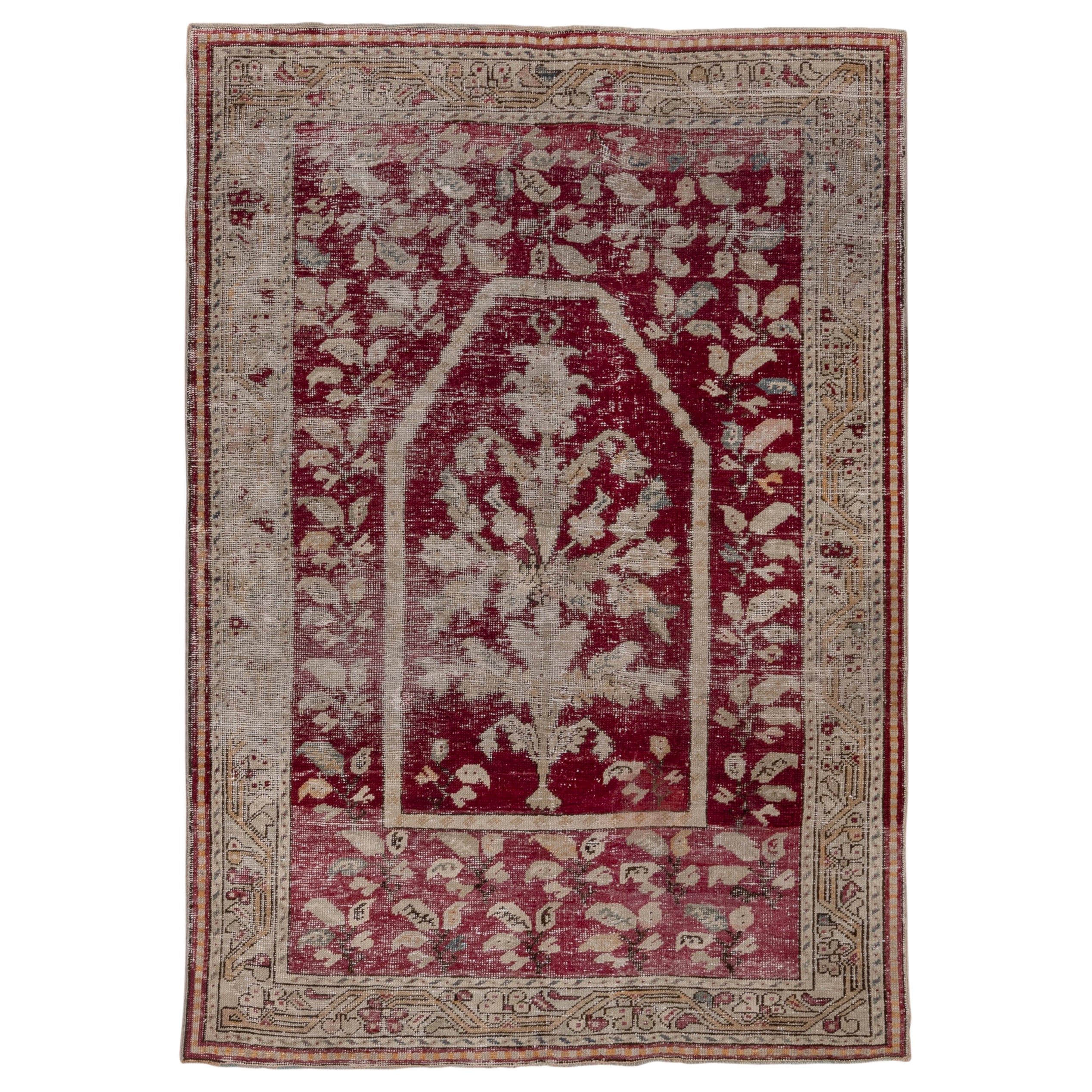 Antique Ghiordes Prayer Rug For Sale at 1stDibs