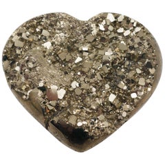 Large Pyrite Heart from Peru