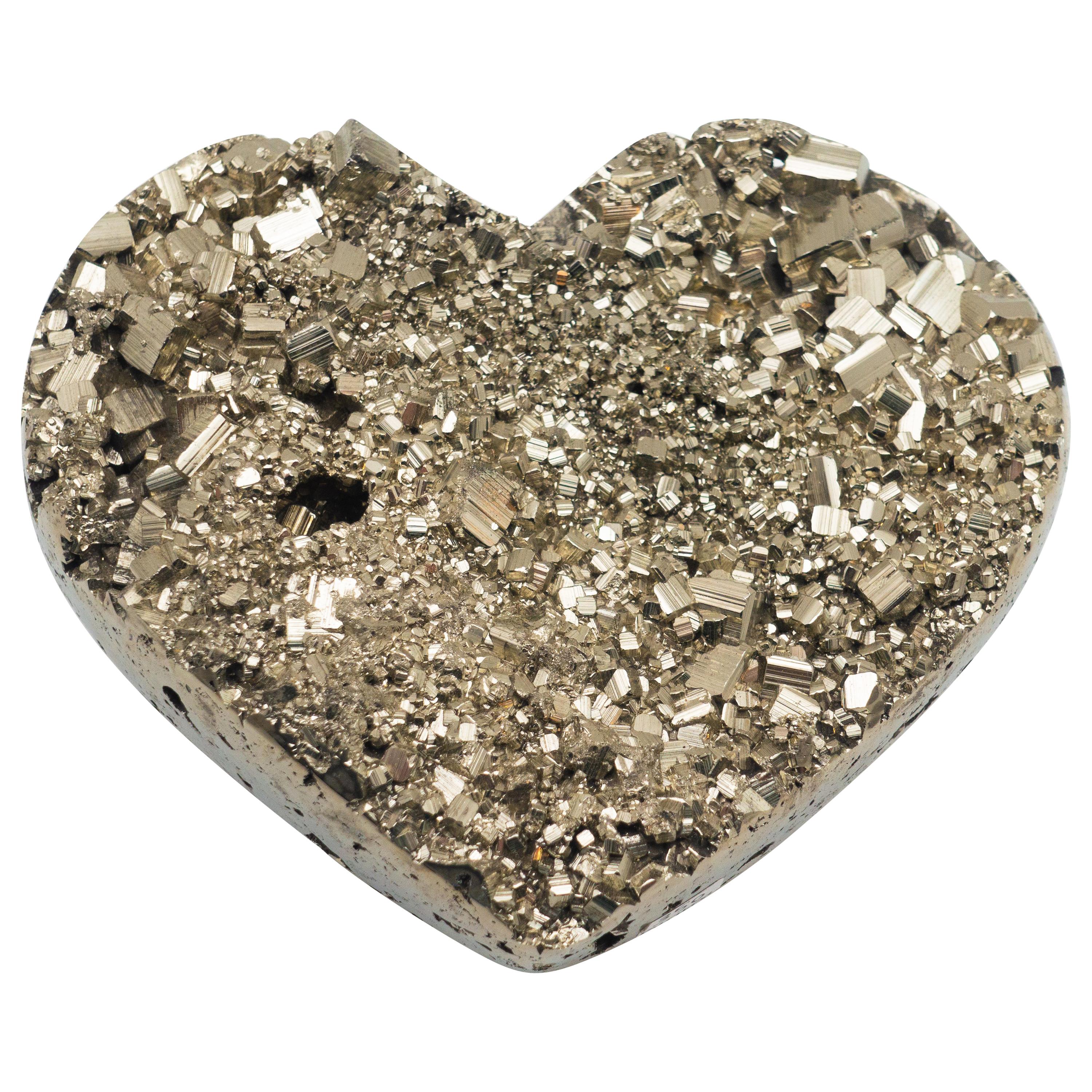 Large Pyrite Heart From Peru