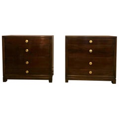 Pair of Tommi Parzinger Nightstands or Commodes Stamped Charak Modern