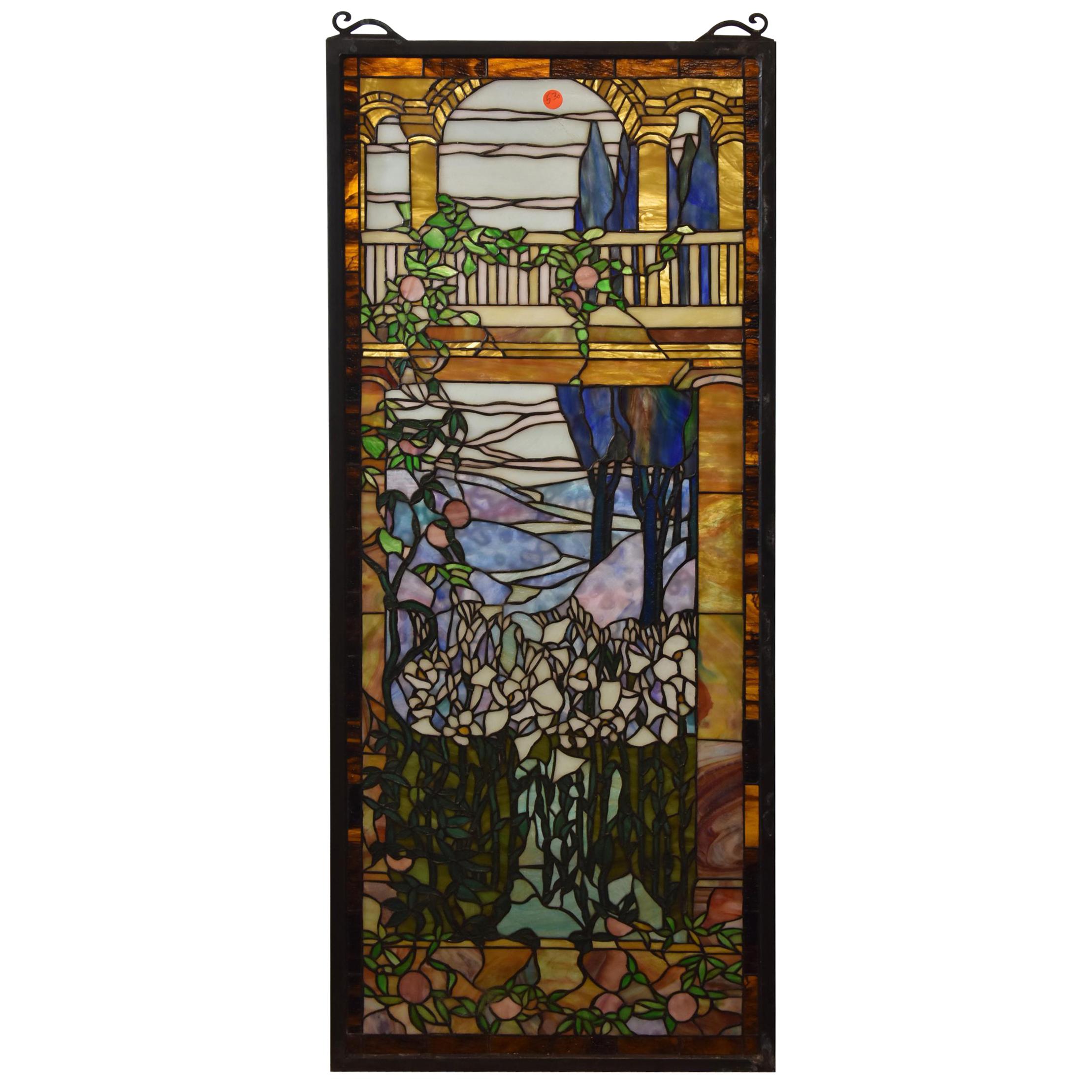 Scenic Stained Glass Window