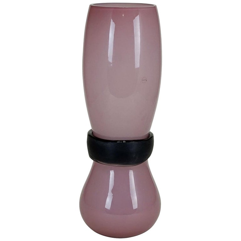 Simon Moore for Salviati, Large Fasciati Glass Vase 1
