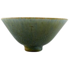 Carl-Harry Stålhane, Rørstrand, Ceramic Bowl, Beautiful Egg Shell Glaze in Blue