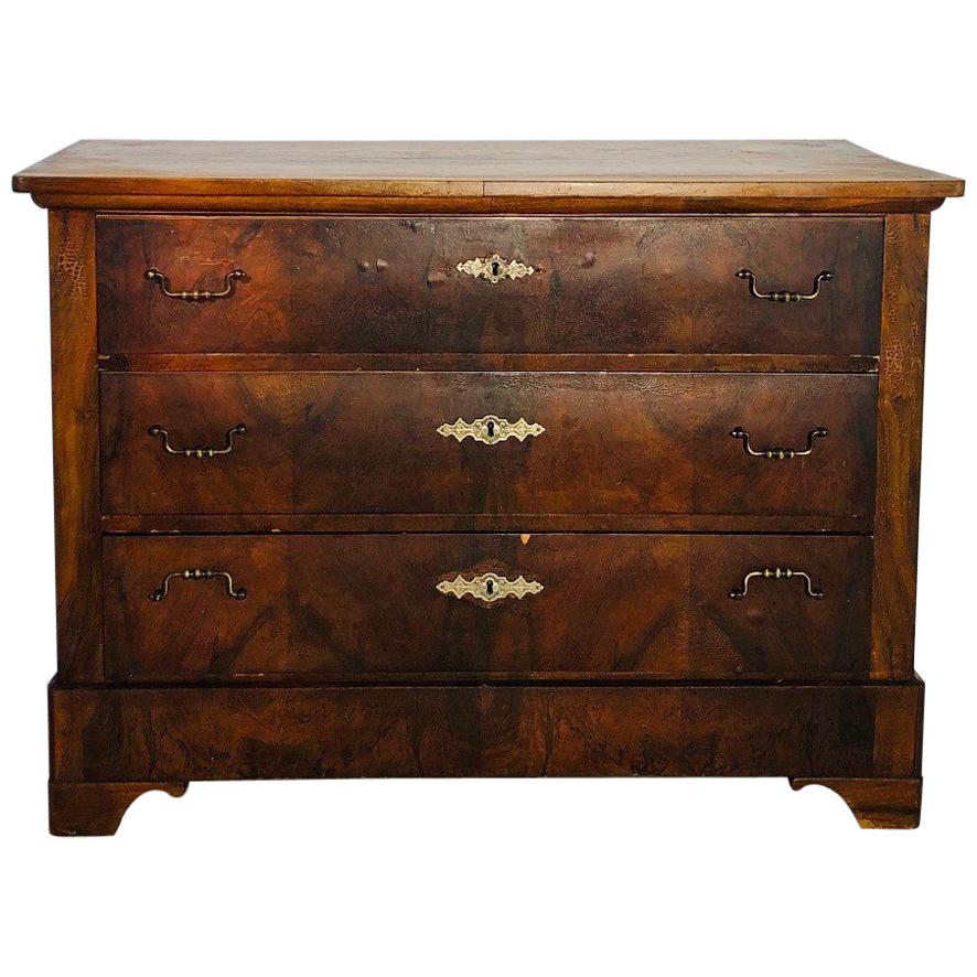 Antique Biedermeier Chest of Drawers from the 1850s im Angebot
